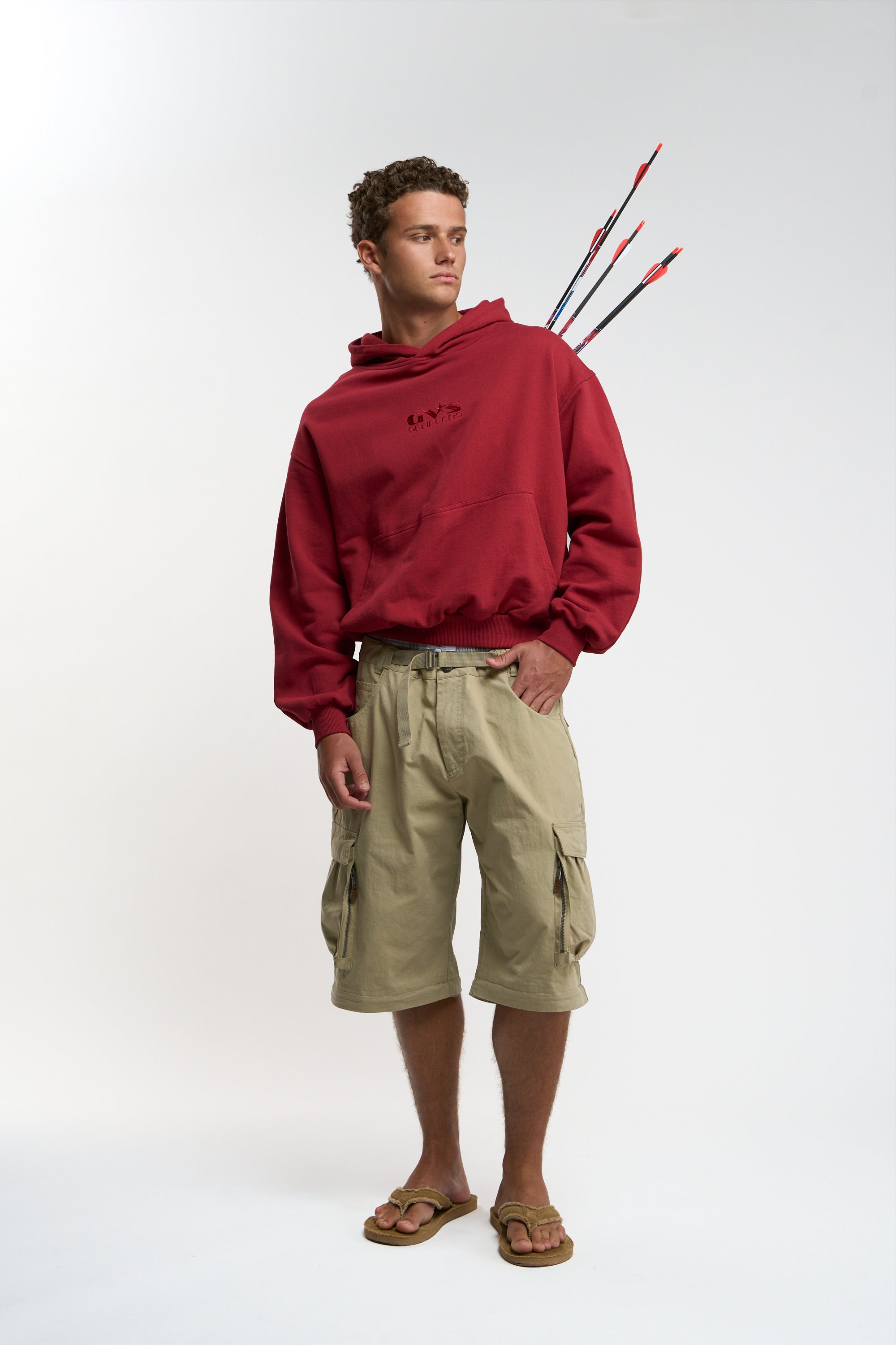Peach Red Hoodie