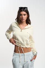 Kangu Ecru Hoodie