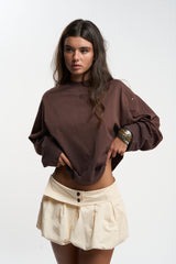 Strass Brown Longsleeve