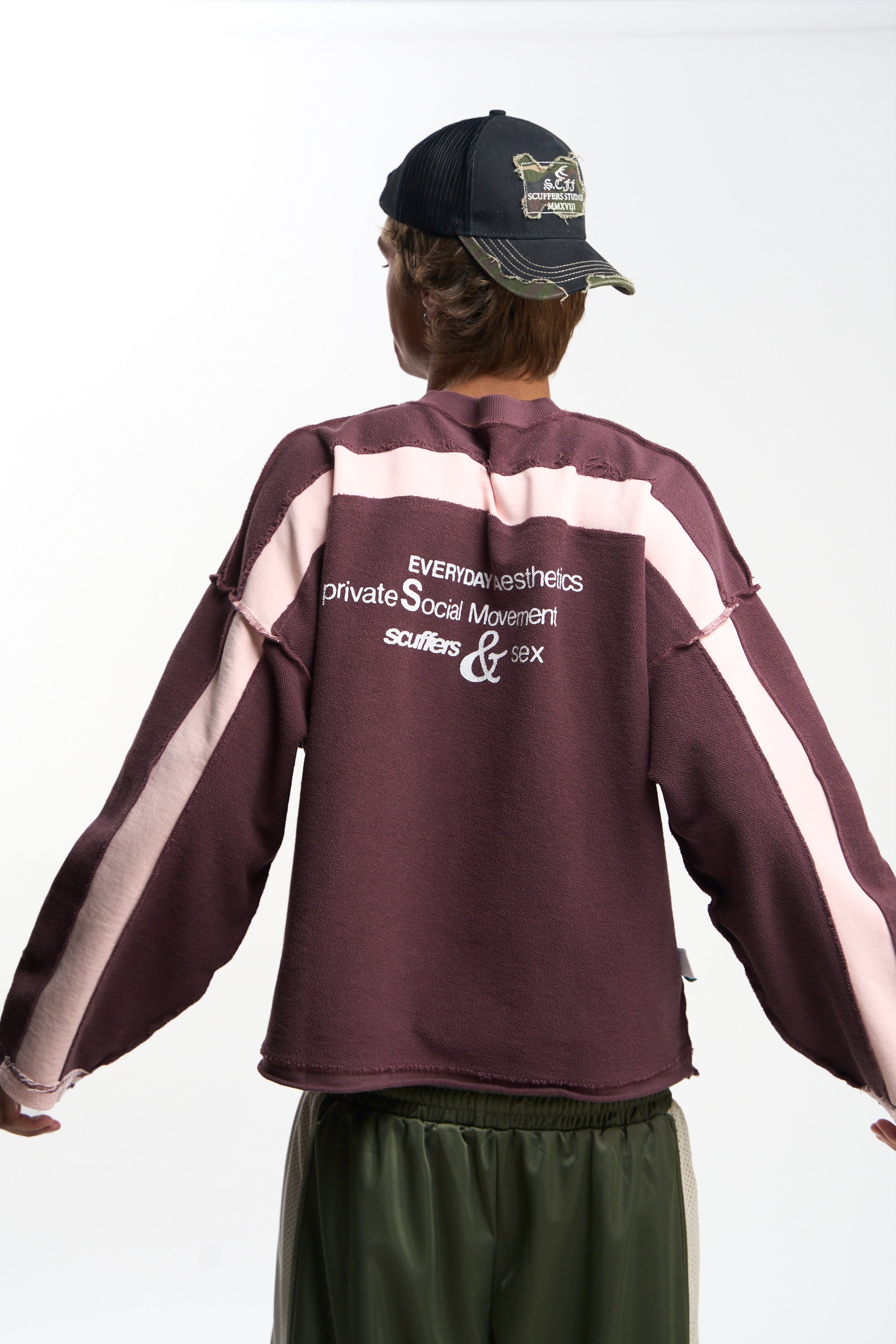 Dye Tech Burgundy Sweatshirt