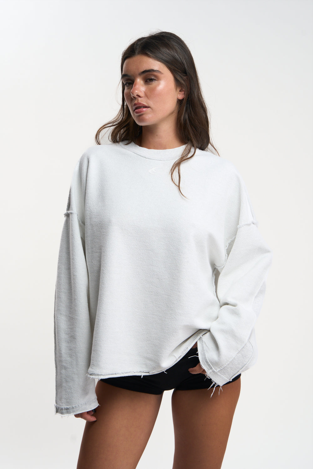Dye Tech Grey Melange Sweatshirt