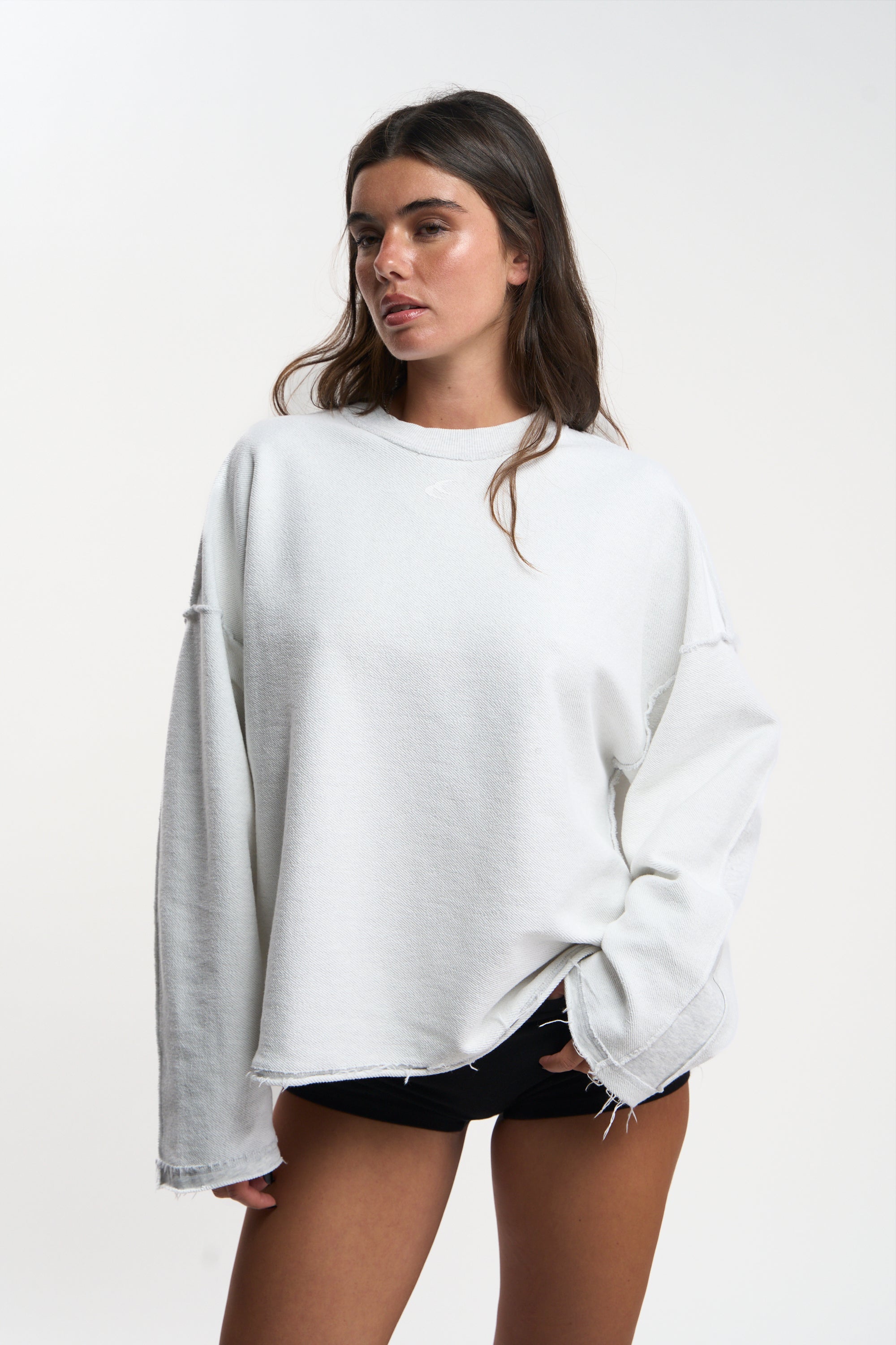 Dye Tech Grey Melange Sweatshirt