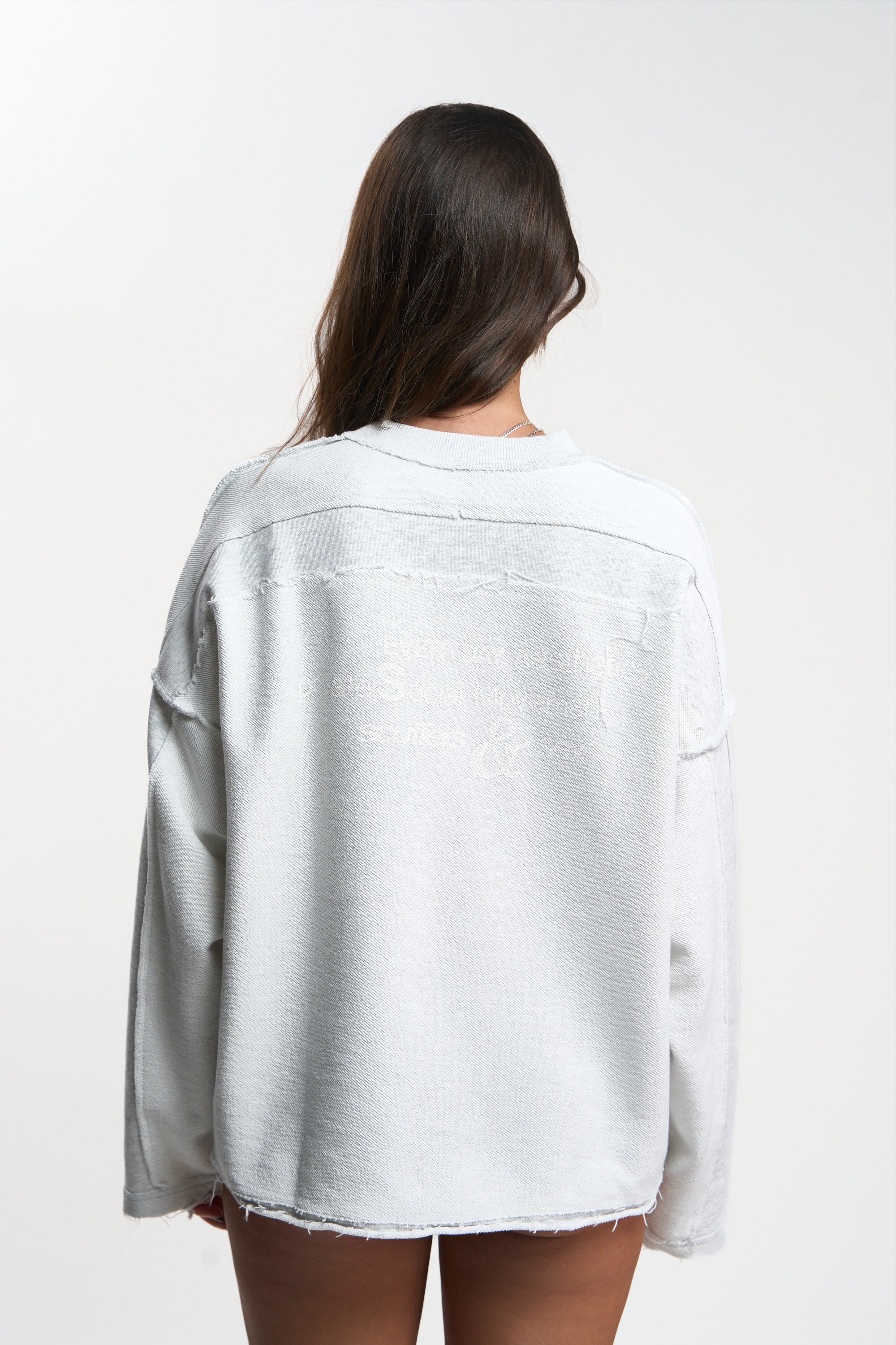 Dye Tech Grey Melange Sweatshirt
