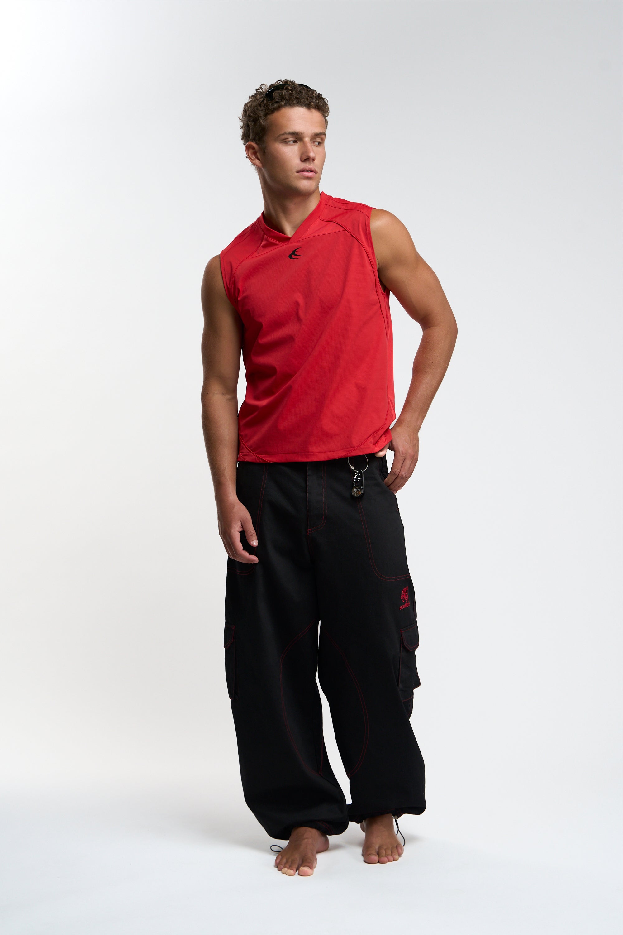 Sport Tech Red Tank Top