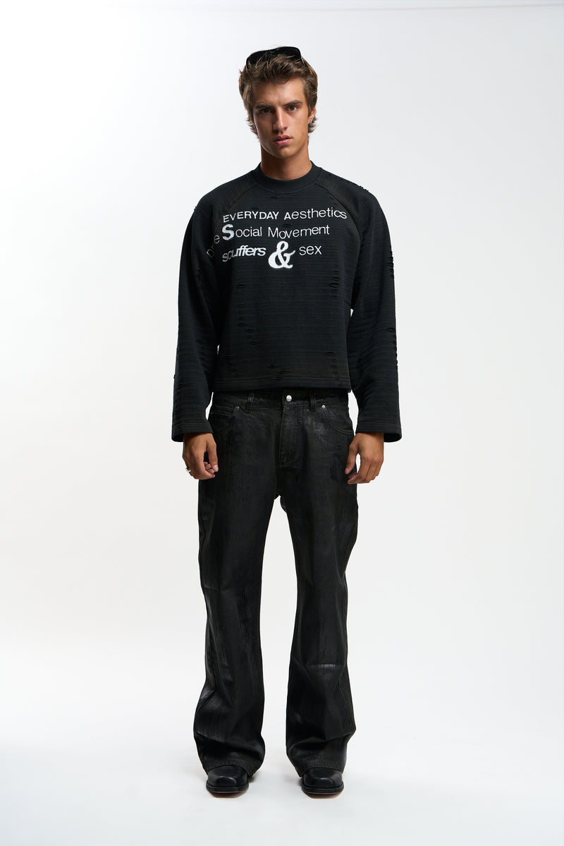 Mini Black Sweatshirt