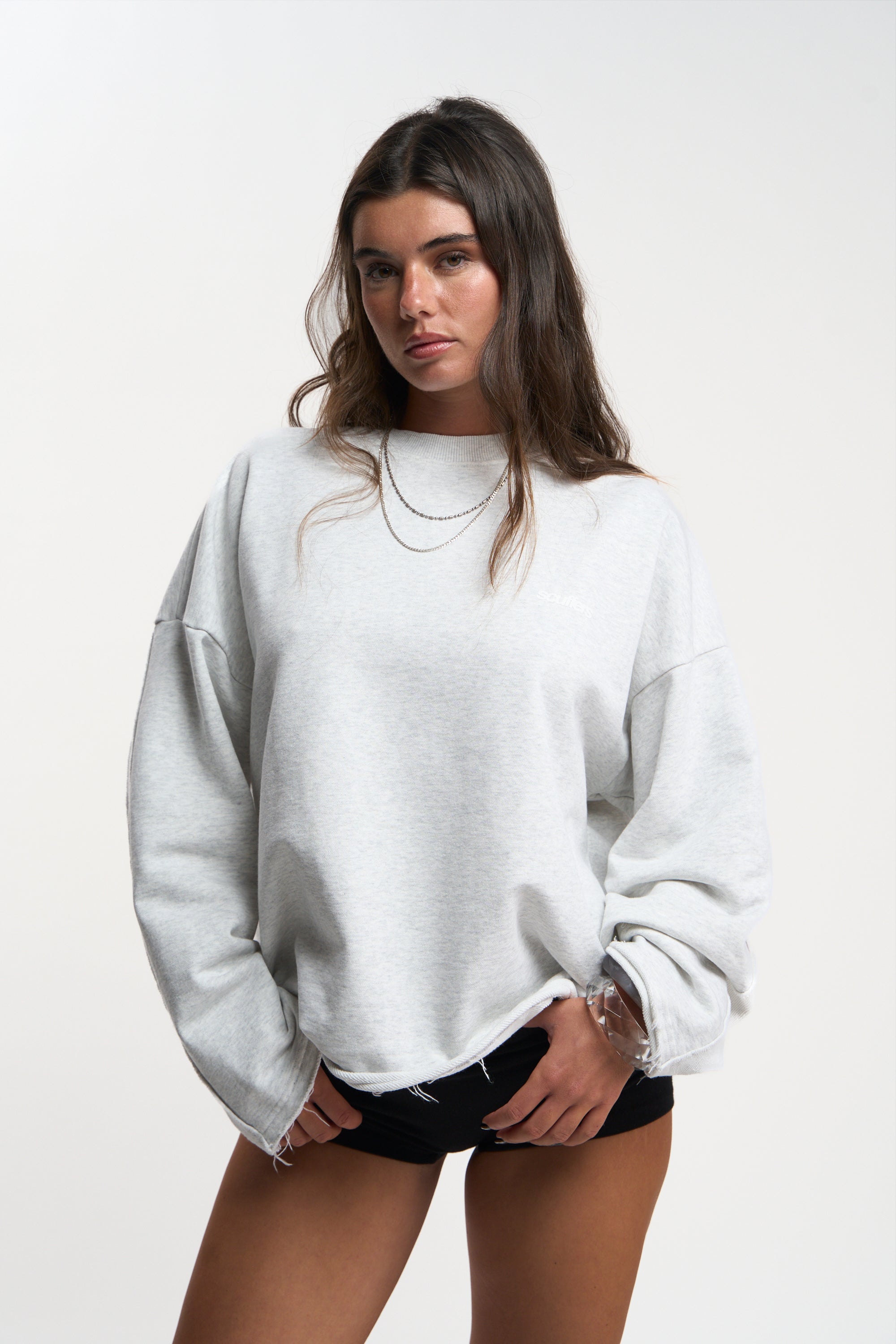 Dye Tech Grey Melange Sweatshirt