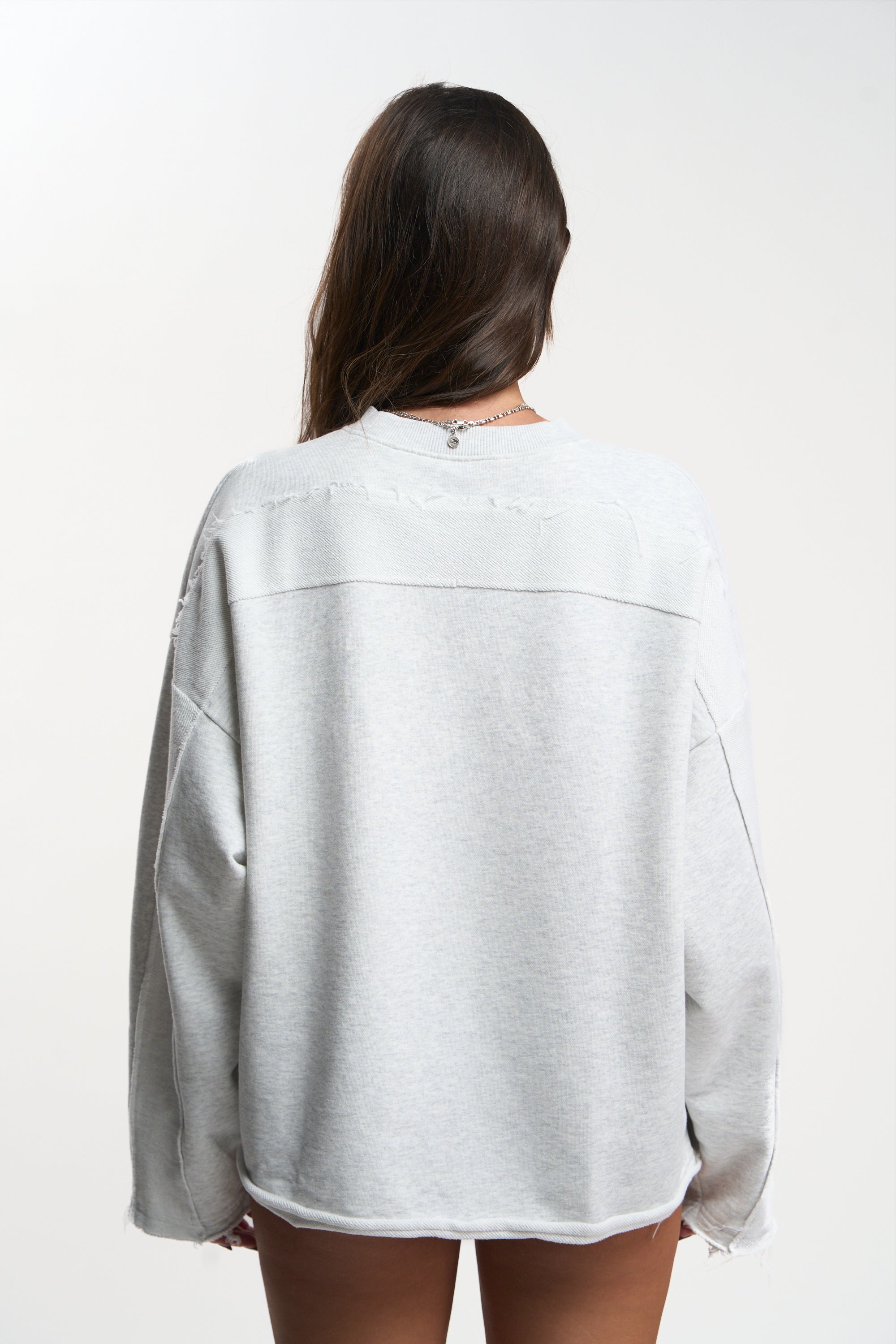 Dye Tech Grey Melange Sweatshirt