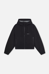 Essence Black Windbreaker