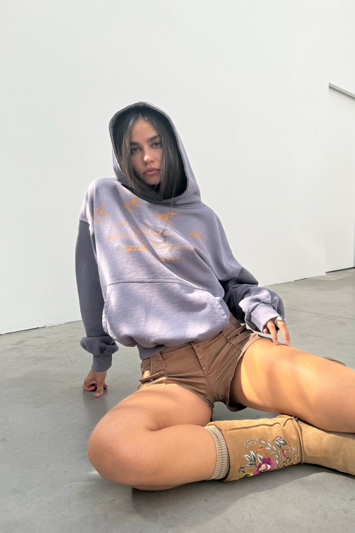 Fourfive Purple Hoodie