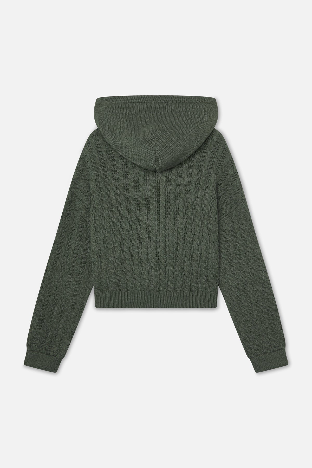 Flag Green Knit Zipper
