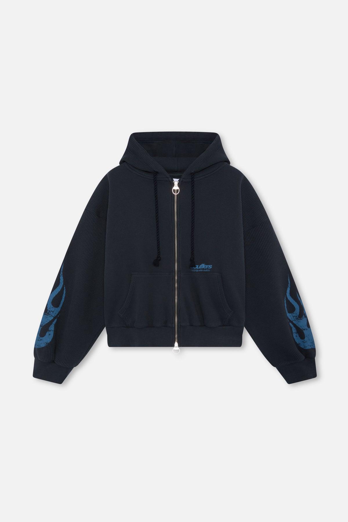 Flame Navy Zipper – Scuffers