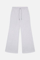Flared Light Grey Sweatpants