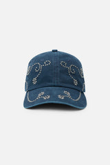 Flower Navy Cap