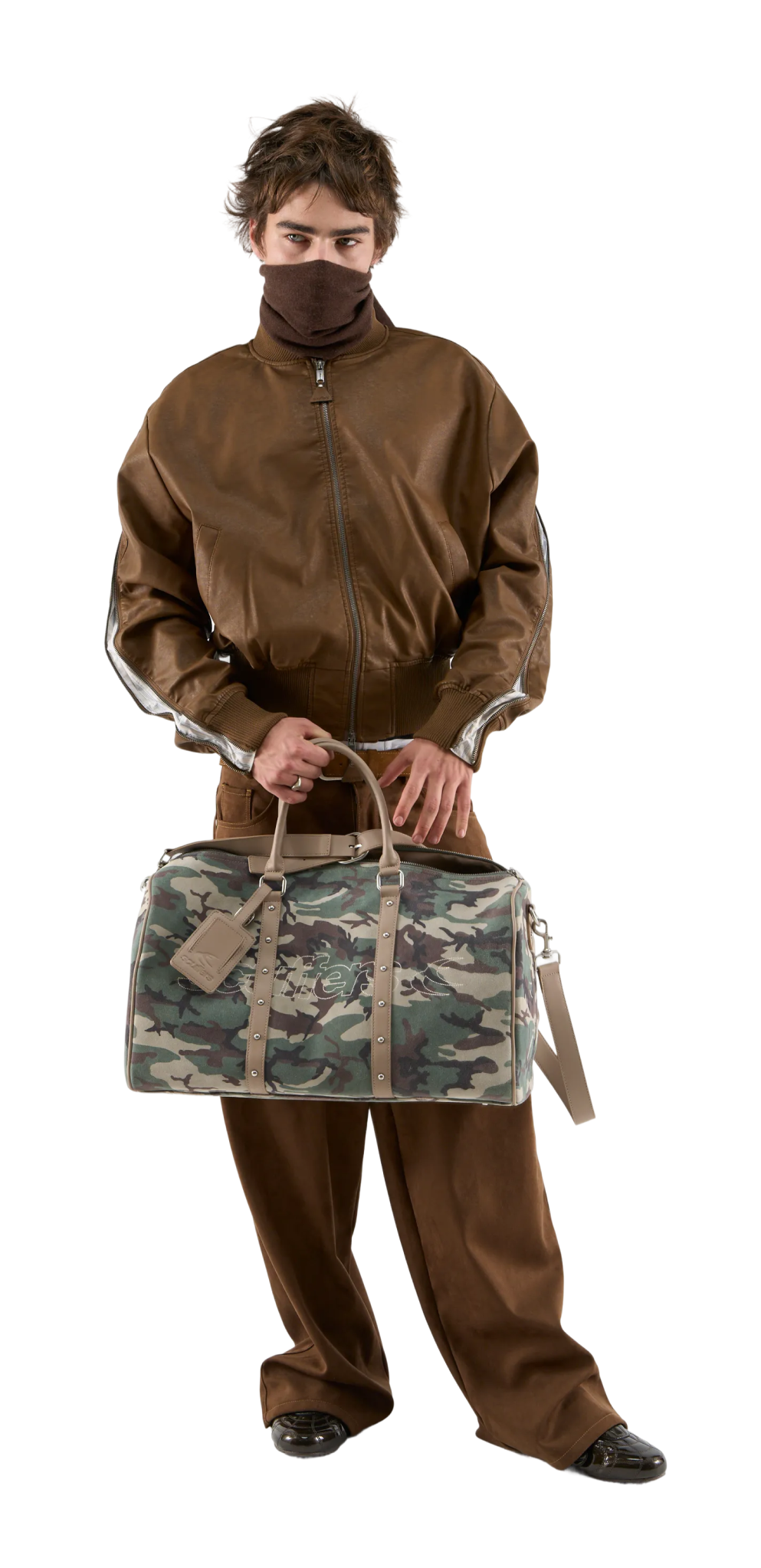 Mix Twill Brown Cap
