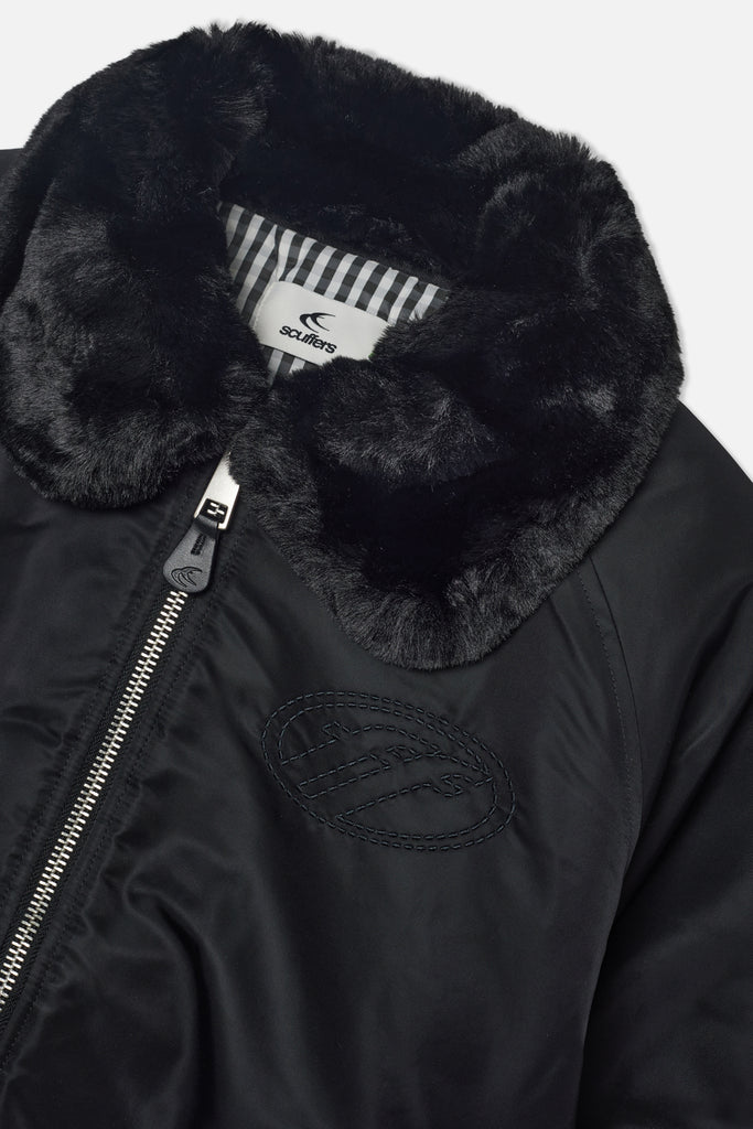 SCFF Black Bomber Jacket