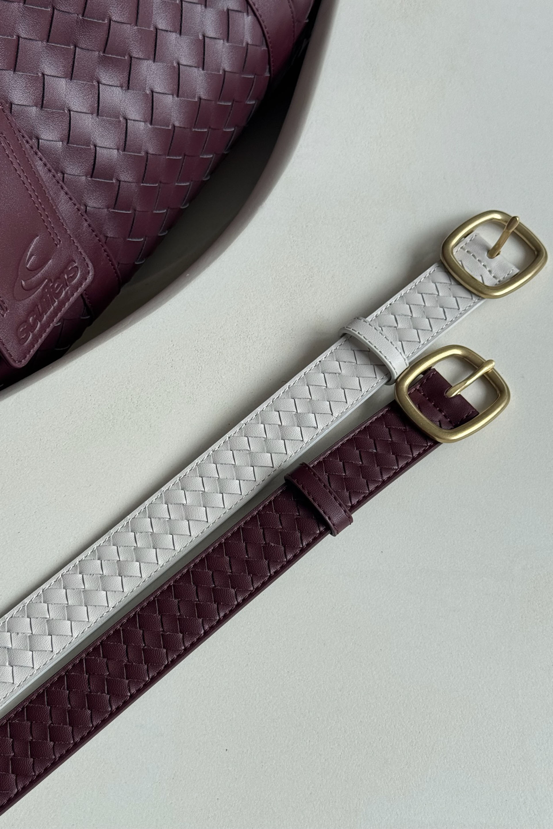 Country Burgundy Belt