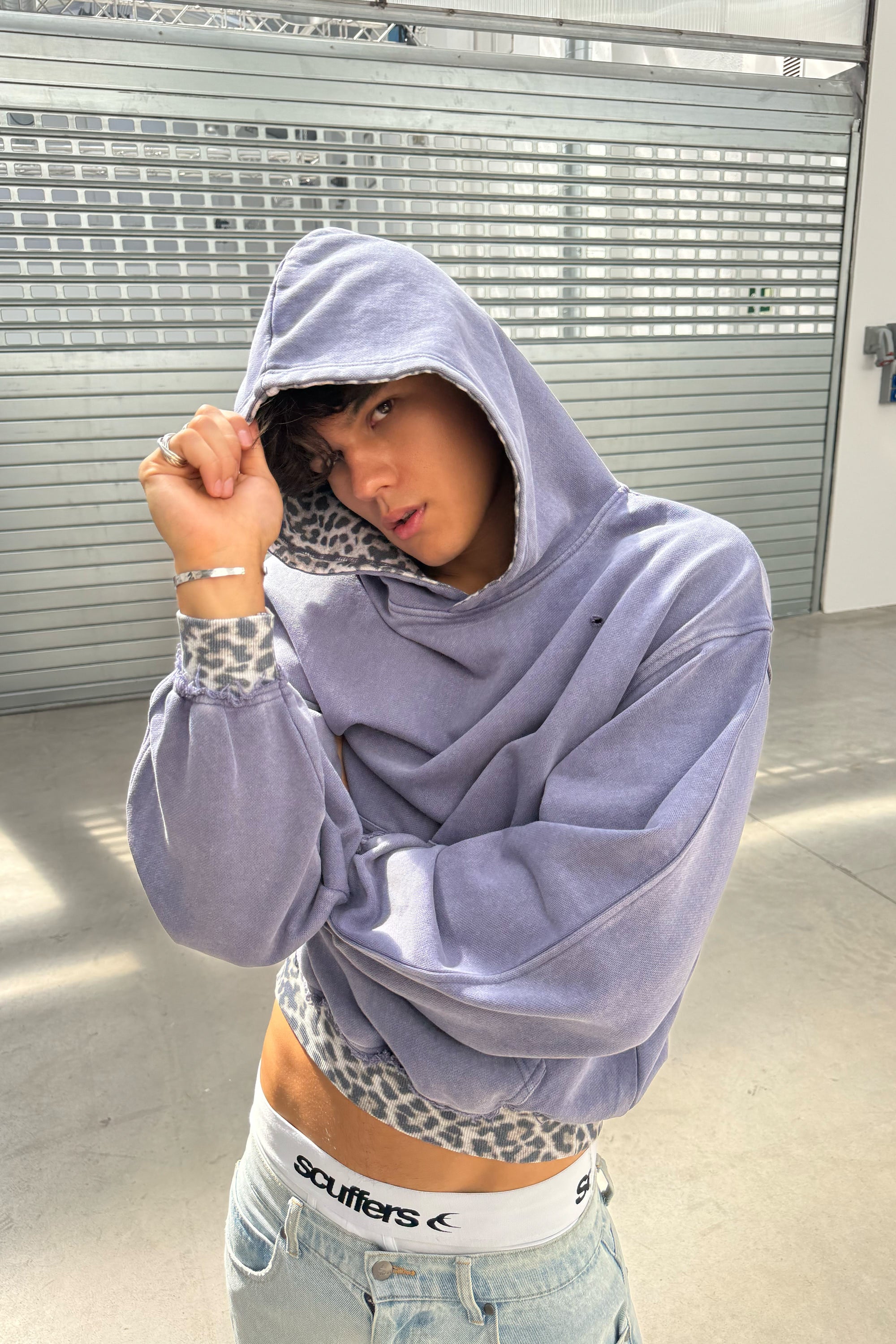 Leo Purple Hoodie
