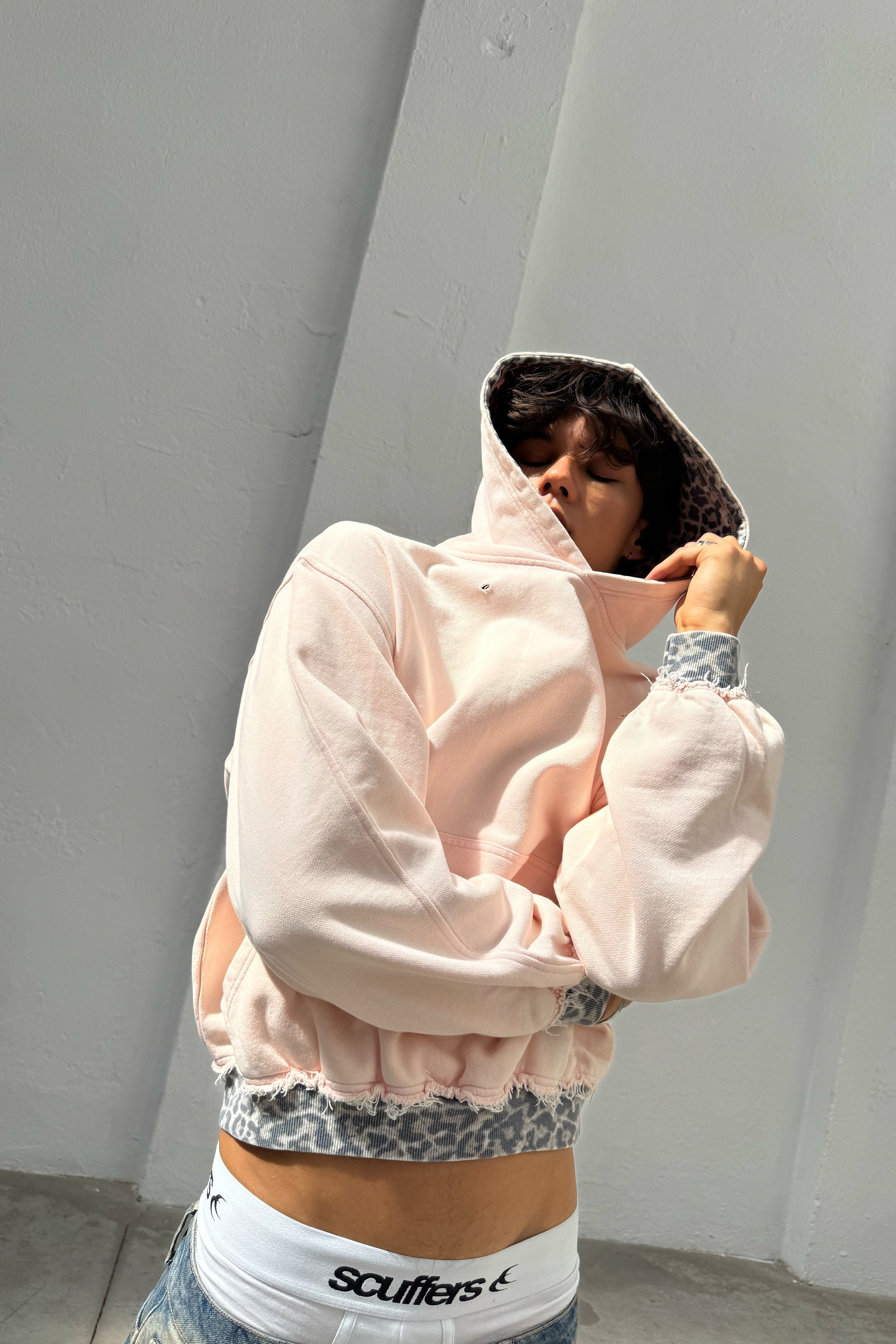 Leo Light Pink Hoodie