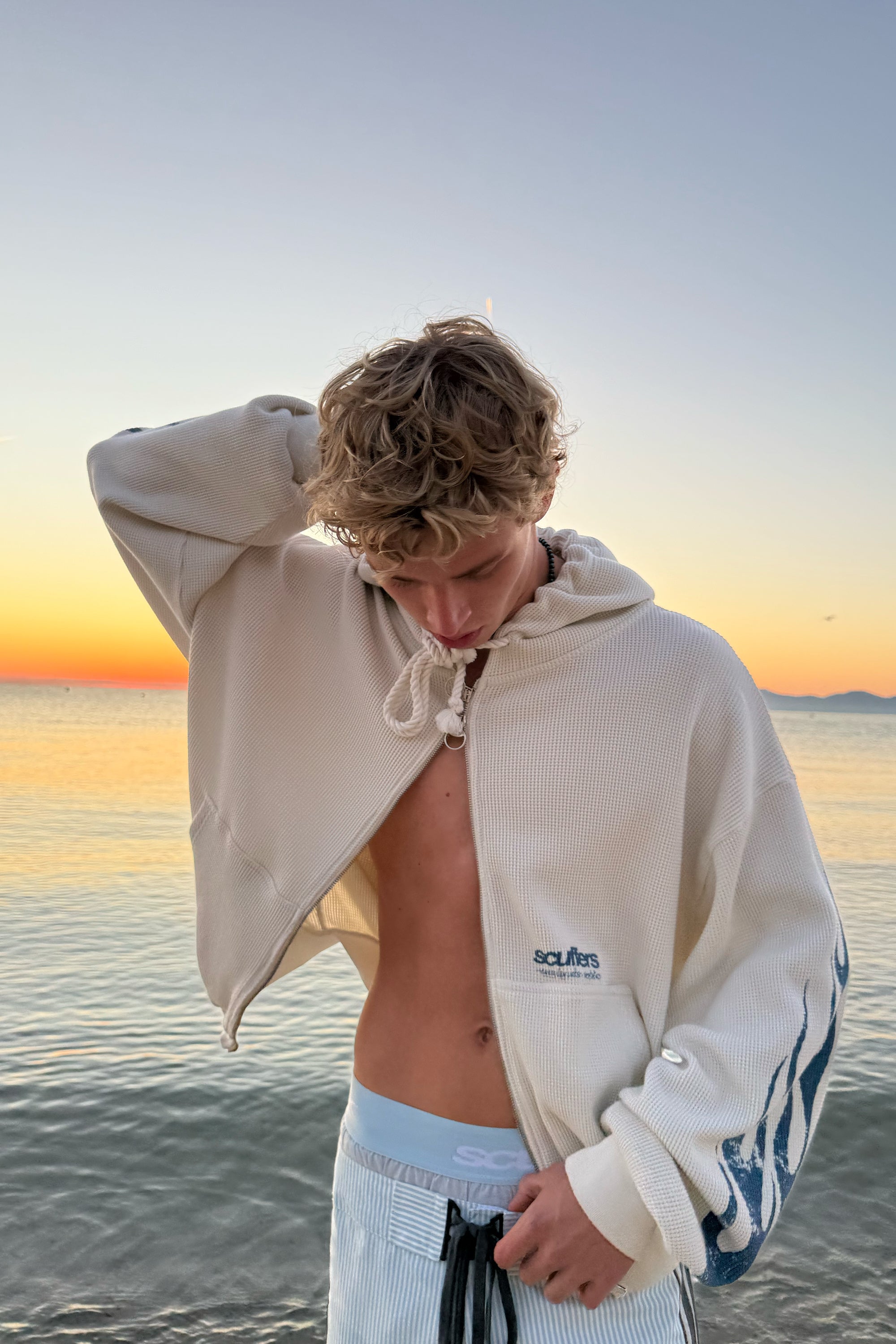 Flame Ecru Zipper – Scuffers