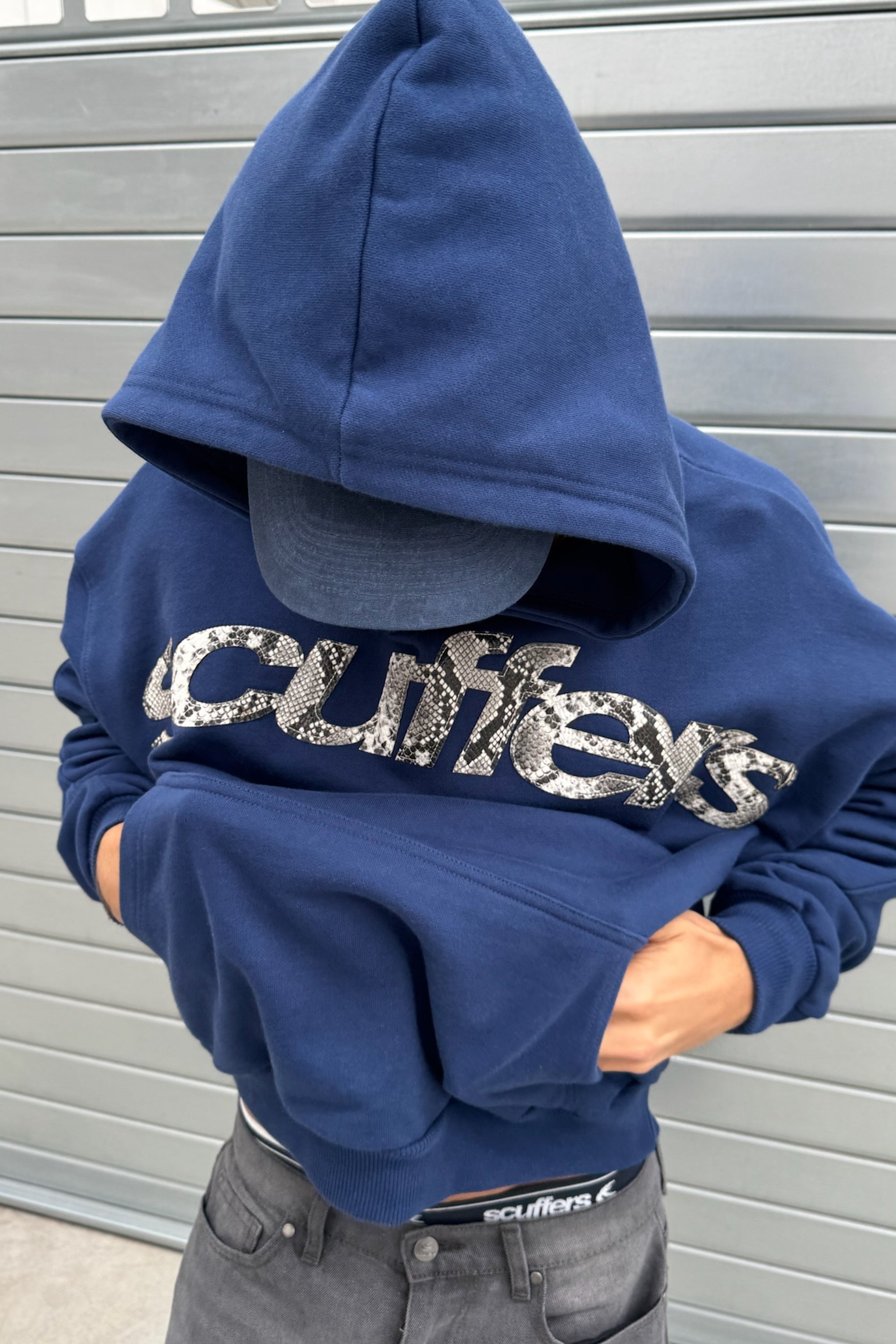 Scuffers スカファー アニマルフーディー Sサイズ Animal Blue Hoodie - Oversized Hoodie | Scuffers
