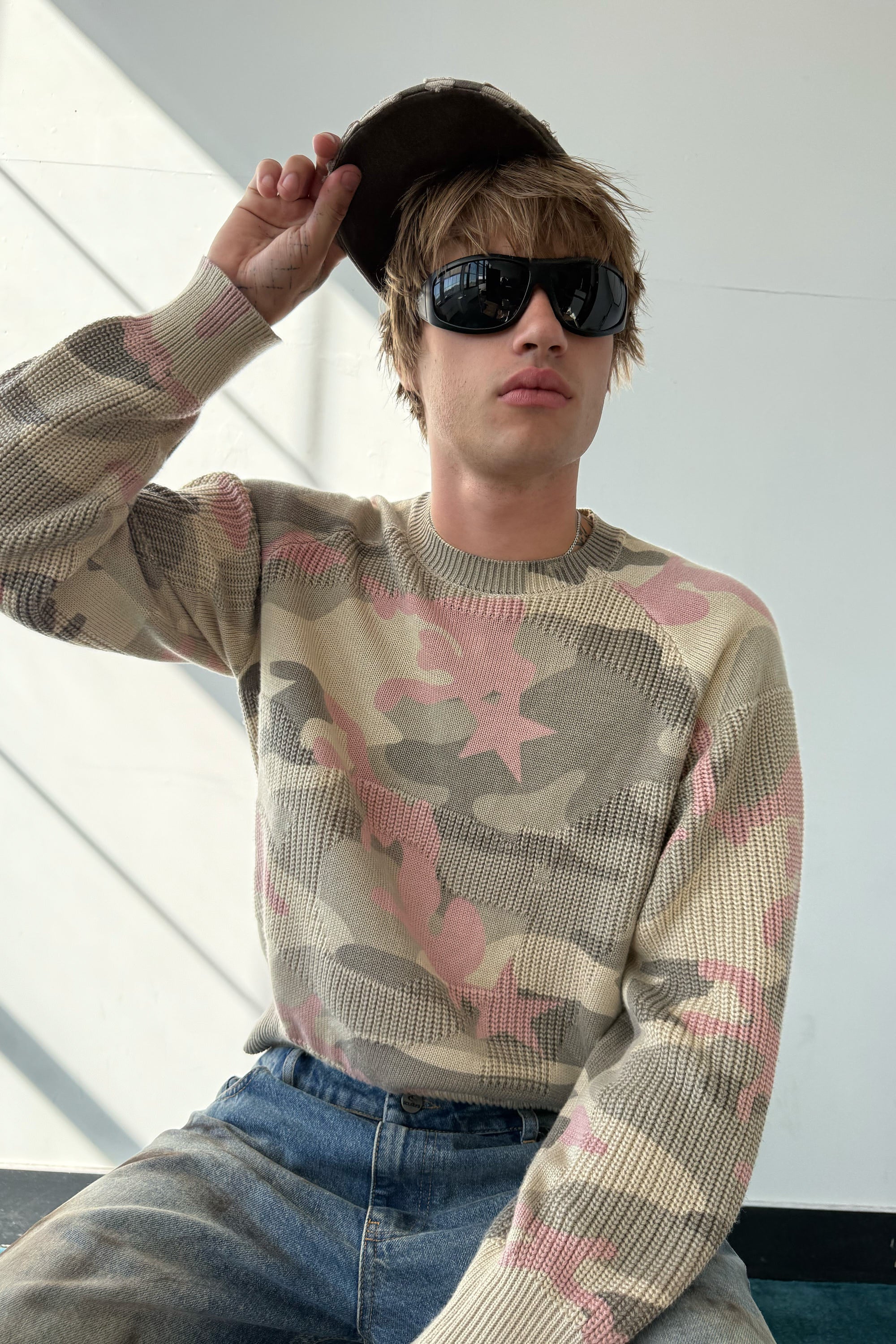Climax Pink Camo Knit – Scuffers