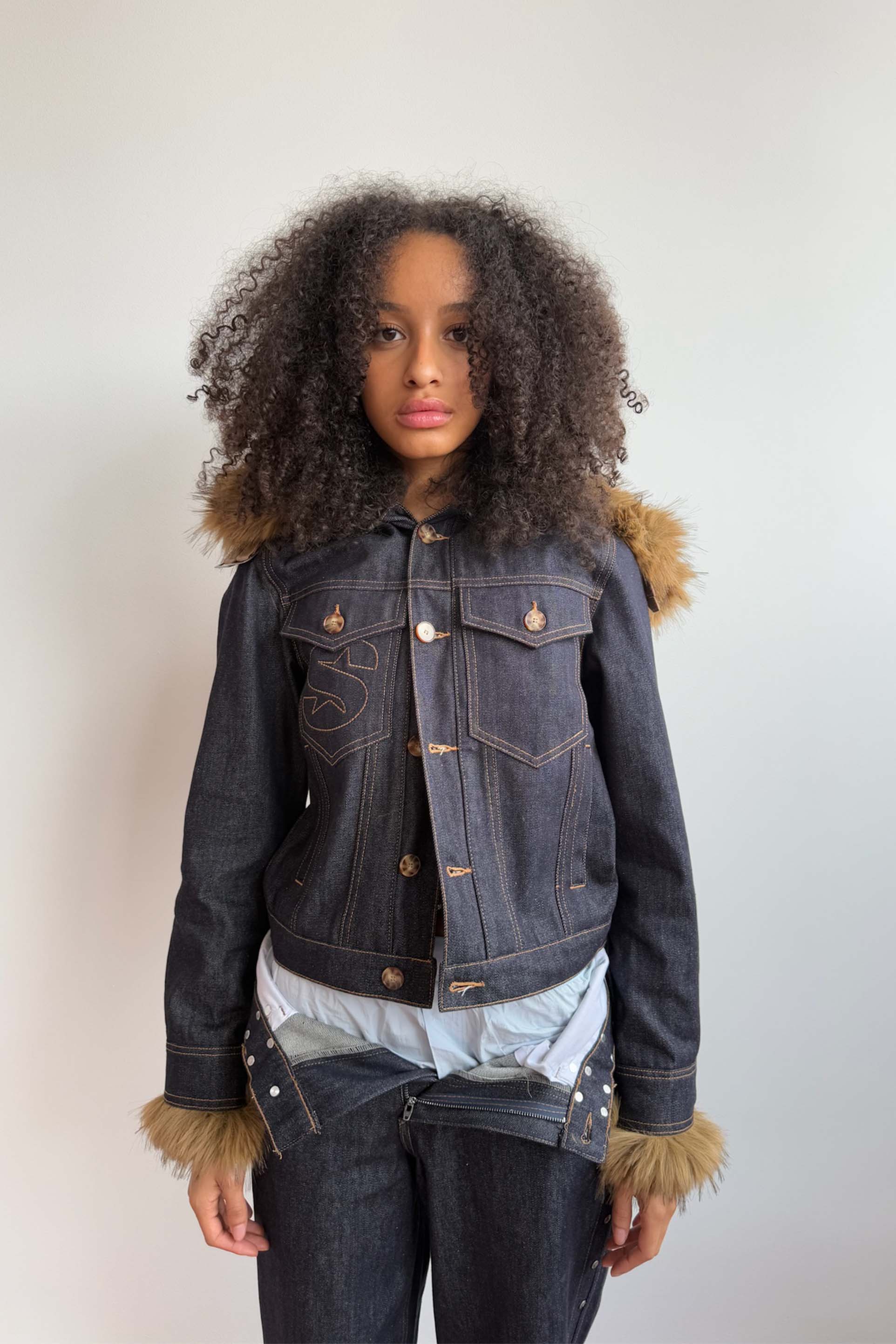 Harper Dark Blue Denim Jacket