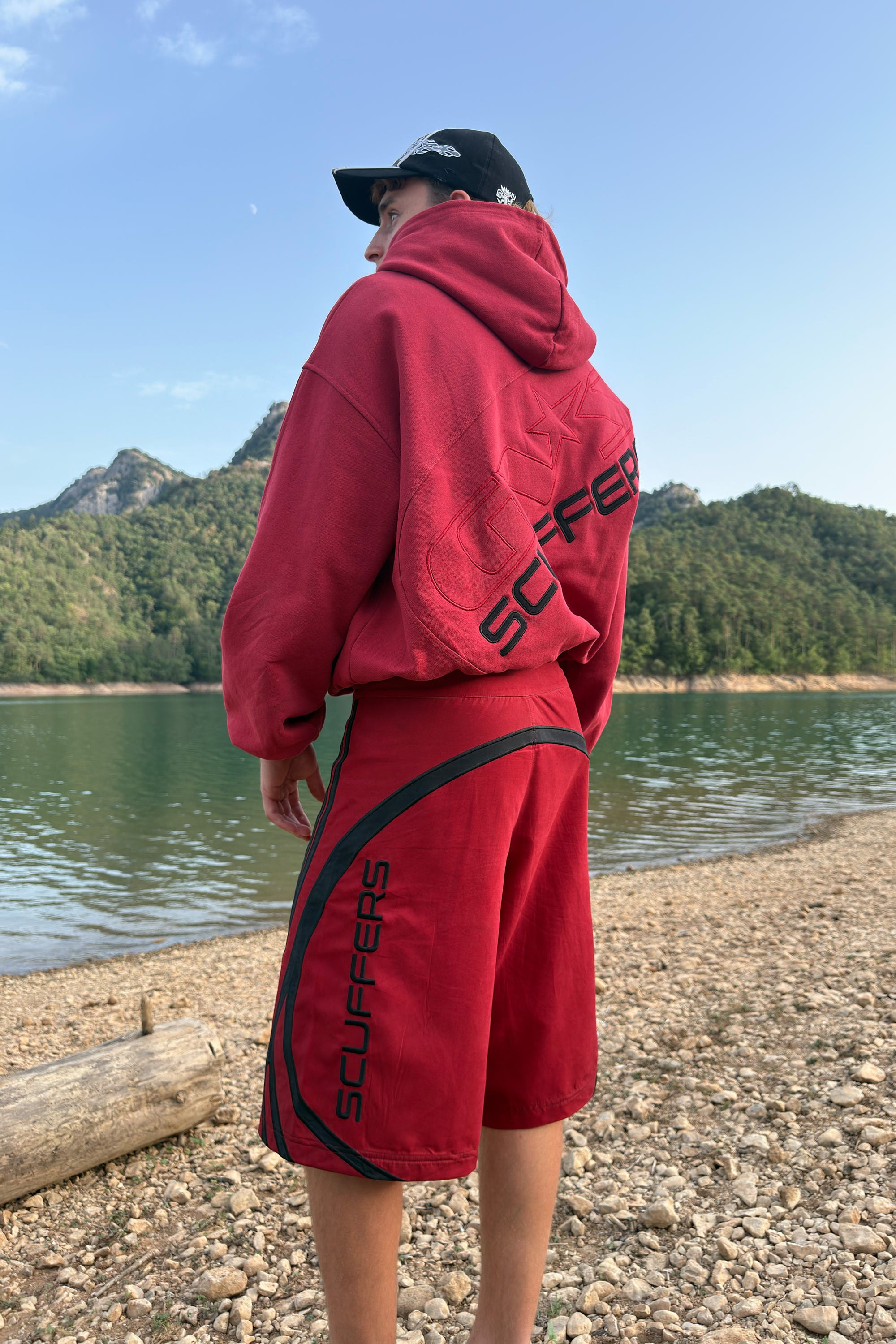 Peach Red Hoodie