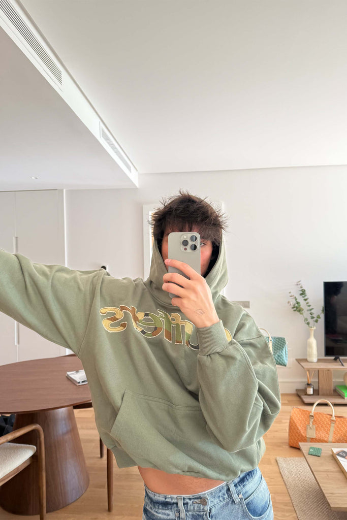 Animal Green Hoodie