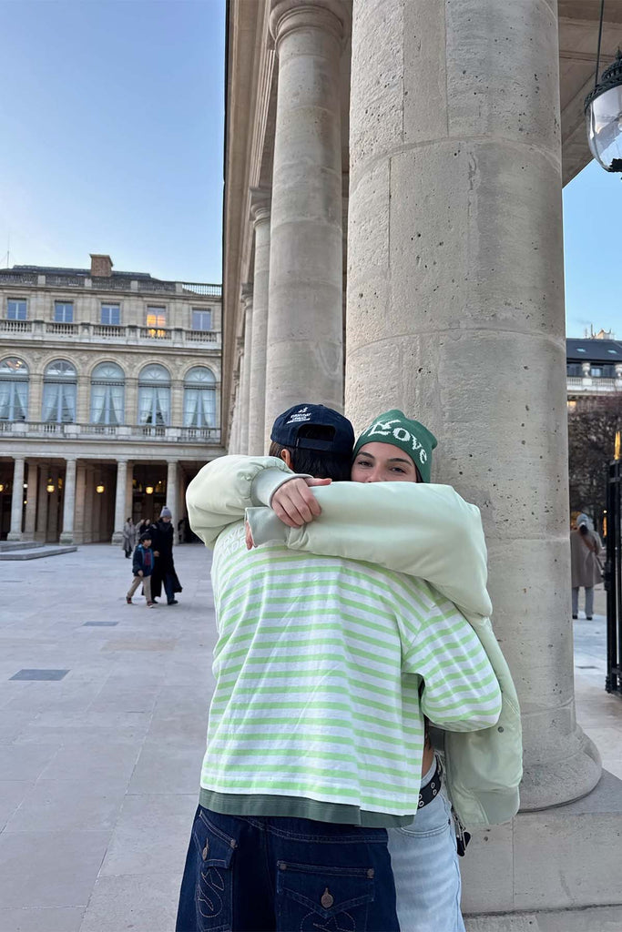 Curator Green & White Longsleeve