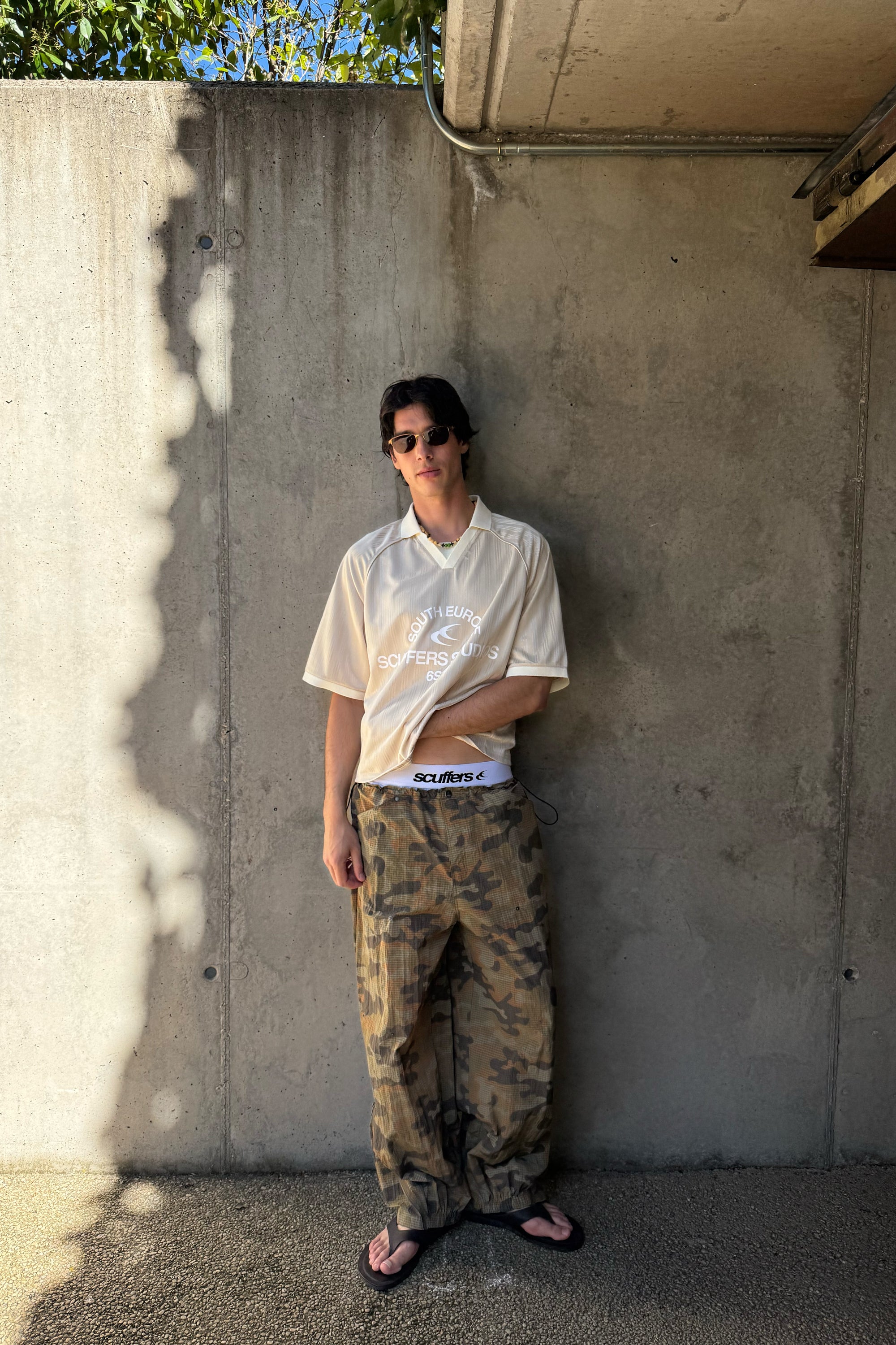 Scuffers カモフラージュ柄 ワイドパンツ 【公式通販】