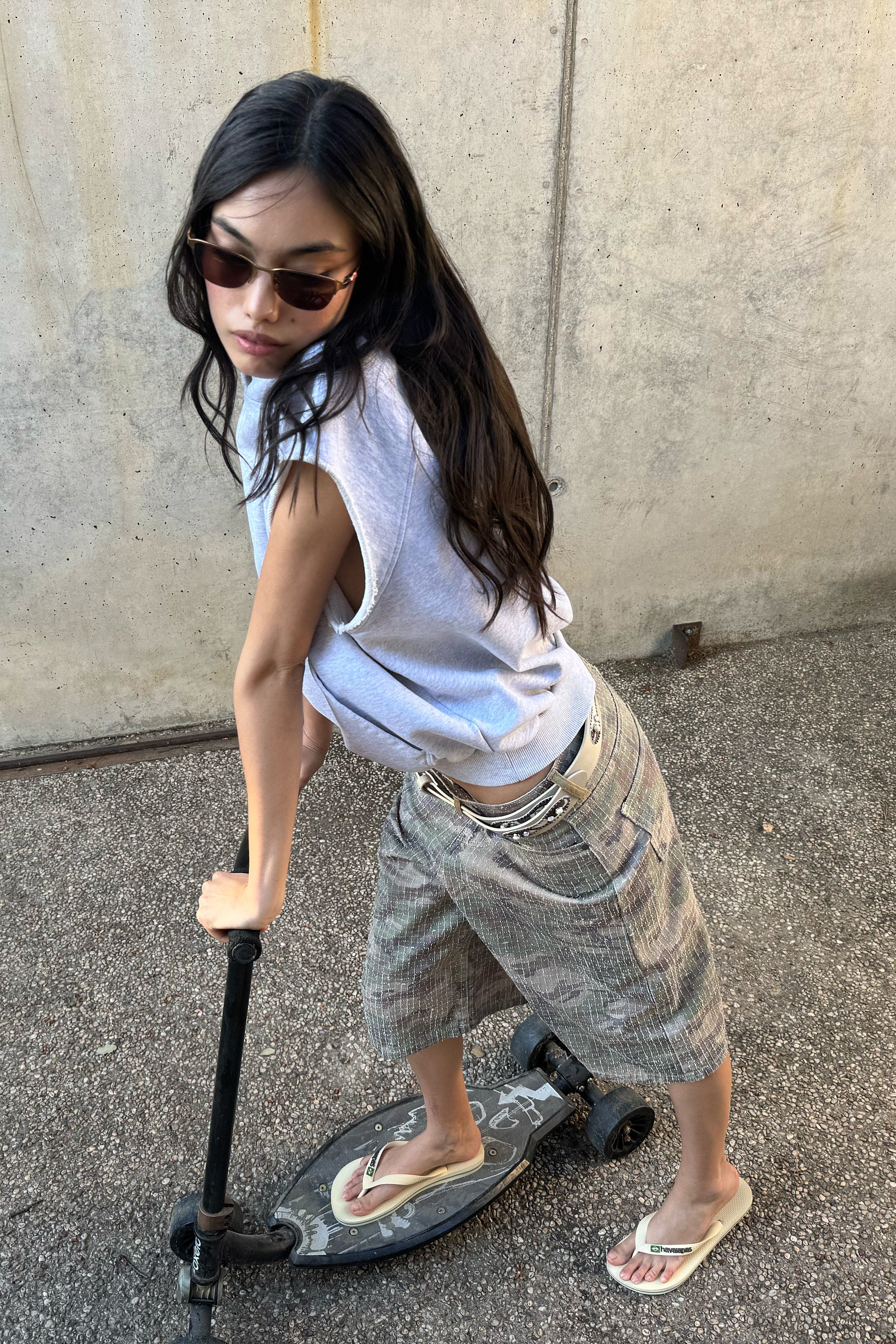 Ribstop Camo Jorts