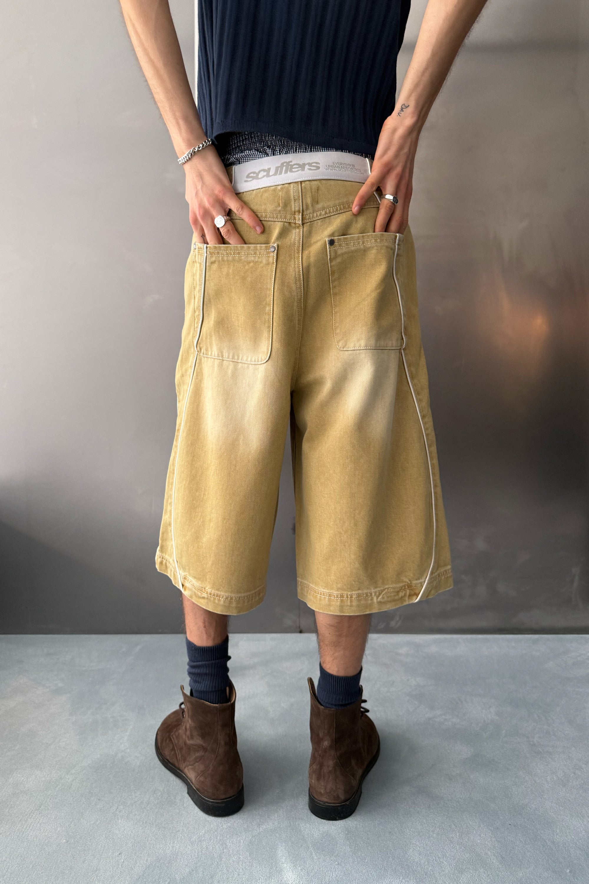 Mowa Yellow Jorts – Scuffers