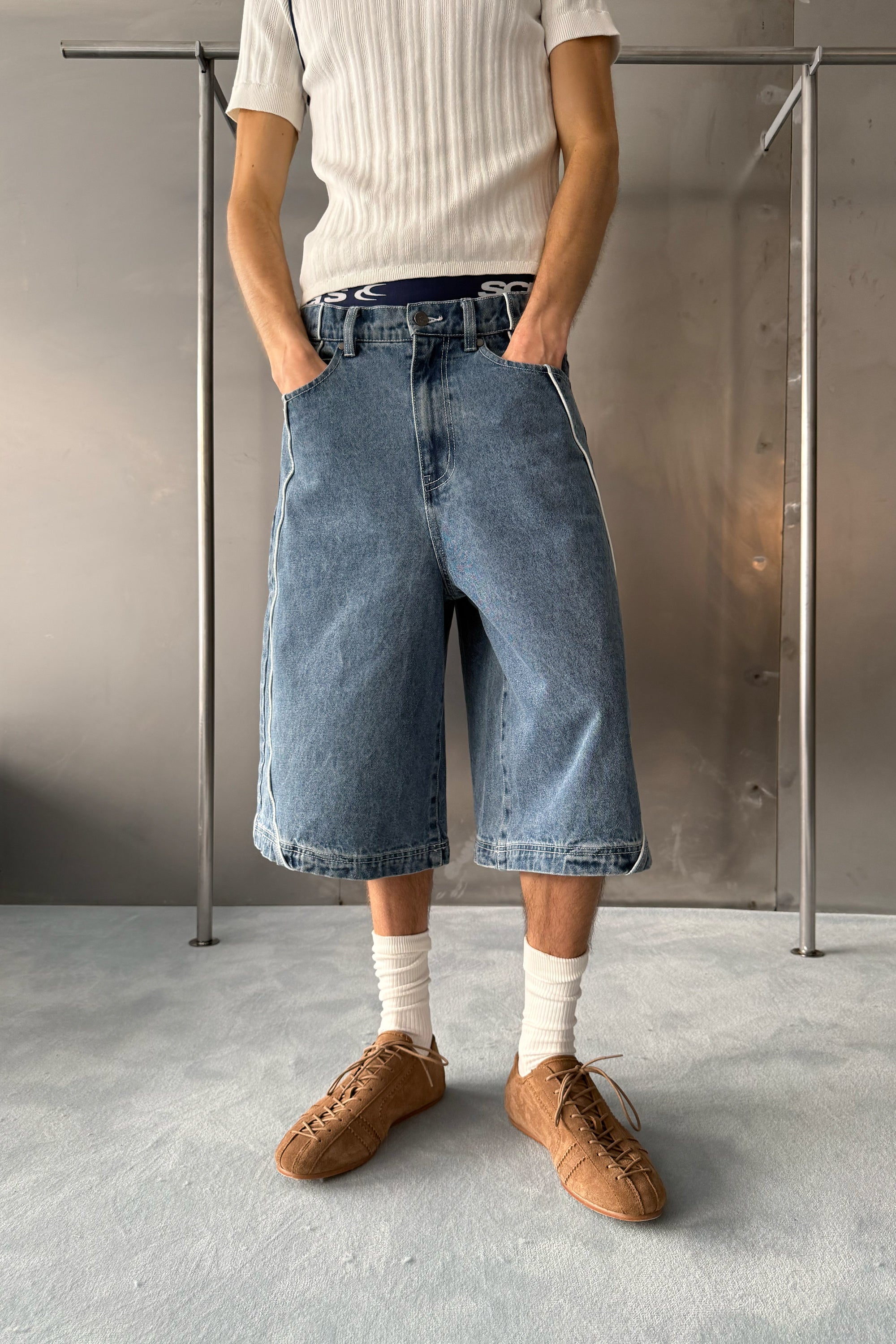 Mowa Blue Jorts – Scuffers