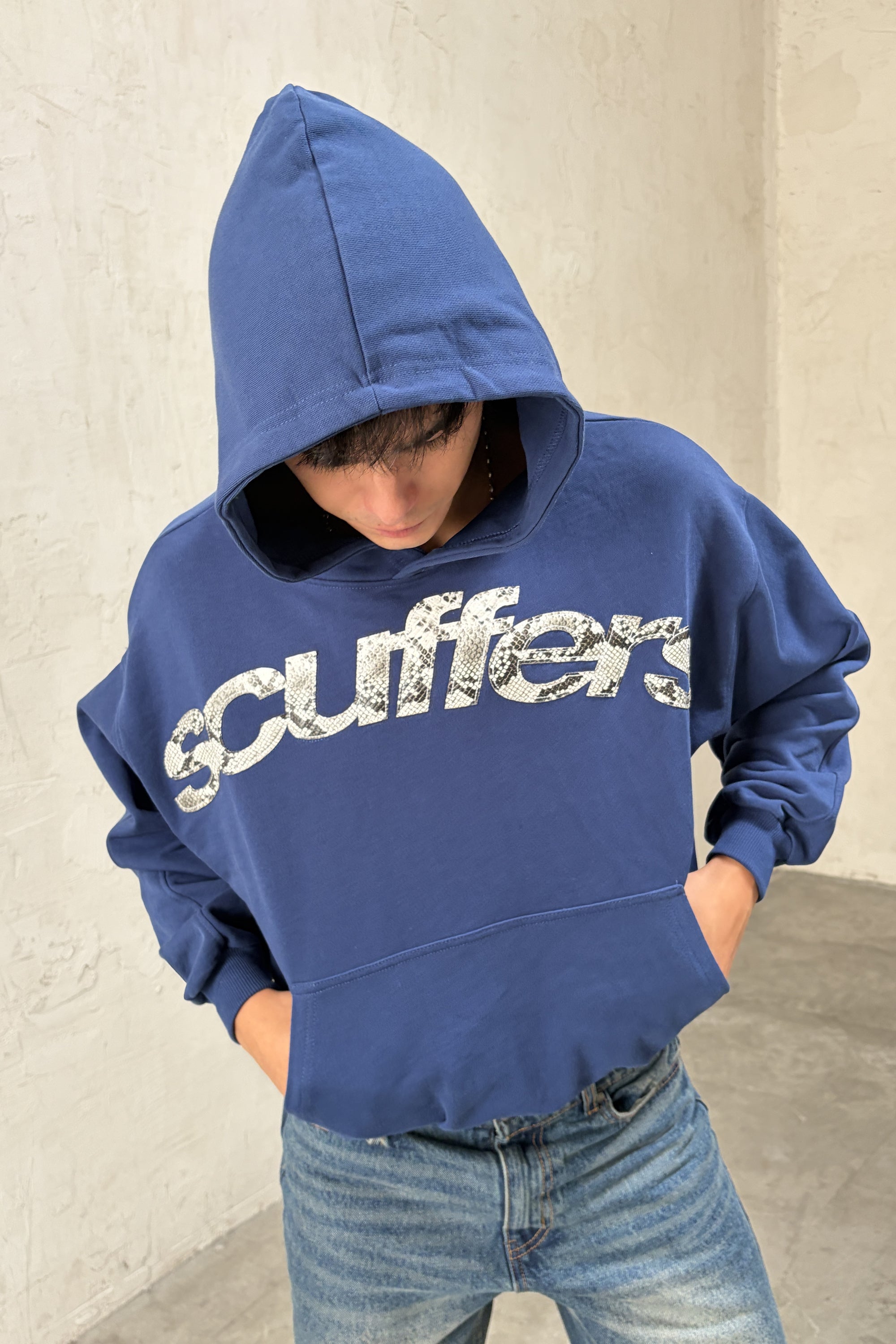 Animal Blue Hoodie - Oversized Hoodie | Scuffers