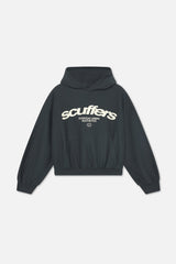 Iconic Dark Green Pinstripe Hoodie