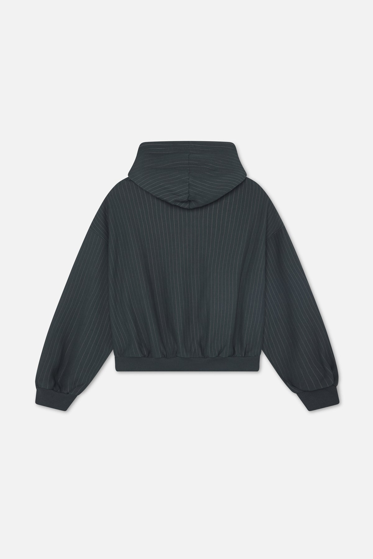 Iconic Dark Green Pinstripe Hoodie