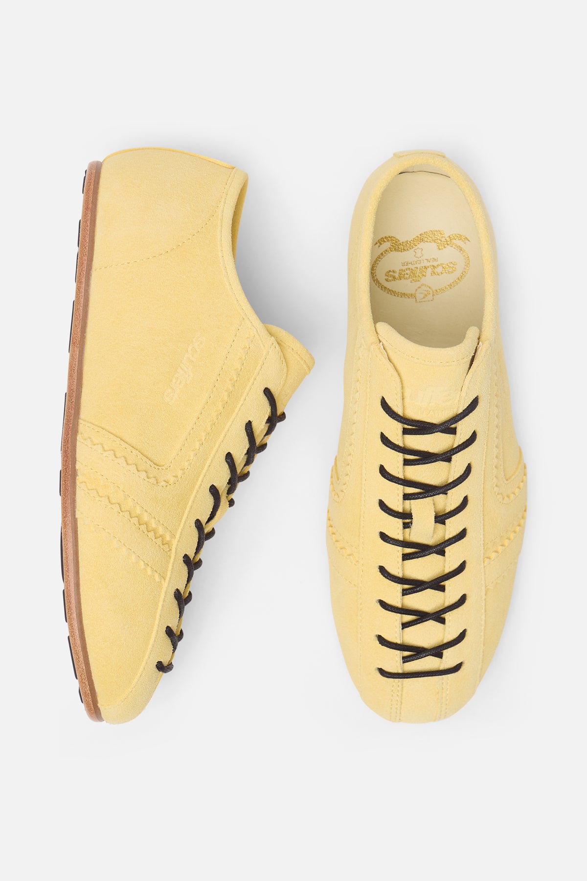Iconic Suede Yellow Shoes