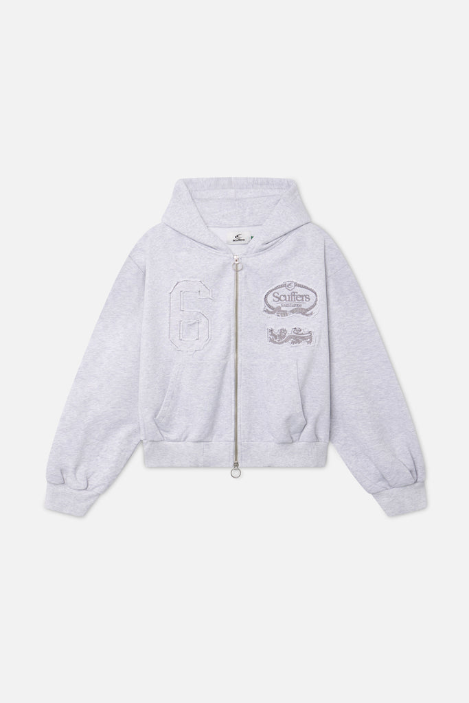 Jam Grey Melange Zipper