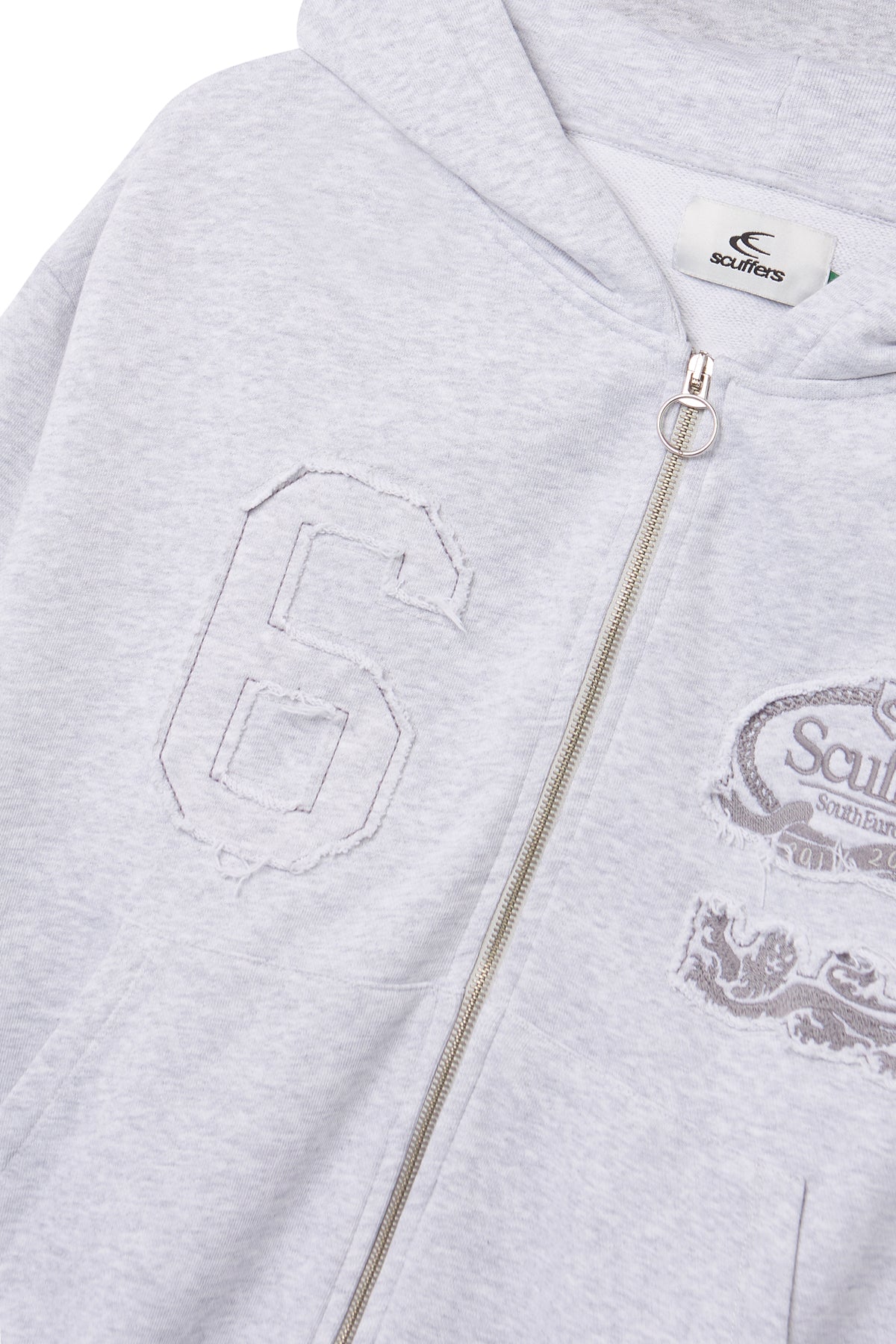 Jam Grey Melange Zipper – Scuffers