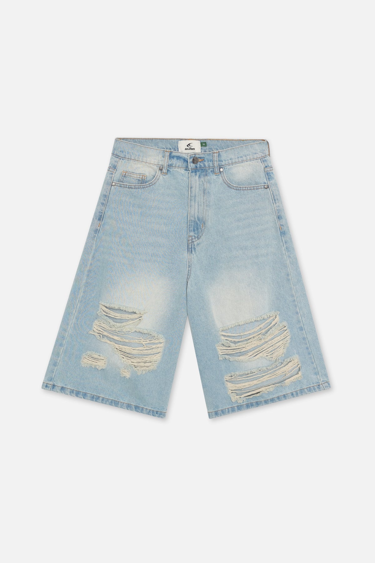 パンツ Scuffers JUMBO LIGHT BLUE SHORTS SS26 Jumbo Light Blue Jorts – Scuffers