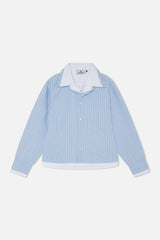 Korean Blue Shirt