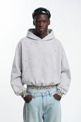 Leo Grey Melange Hoodie
