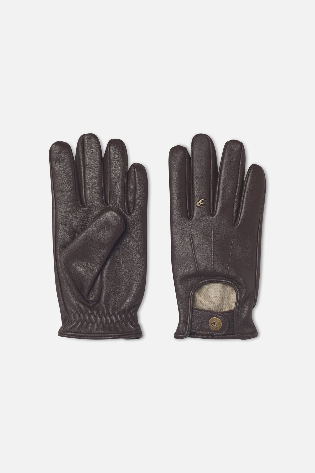 Leather Brown Gloves