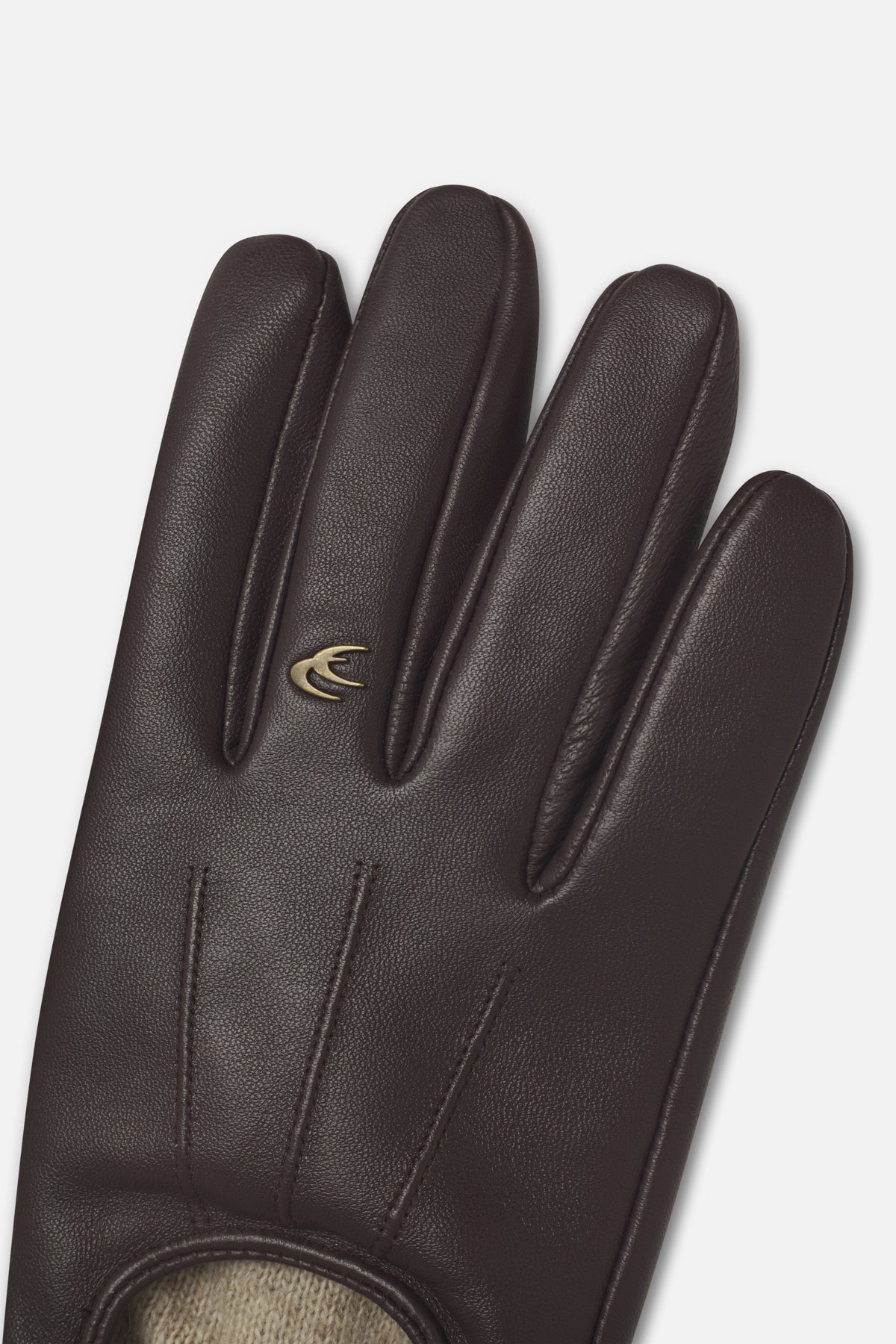 Leather Brown Gloves