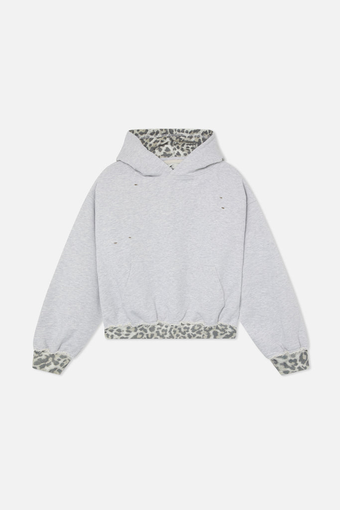Leo Grey Melange Hoodie