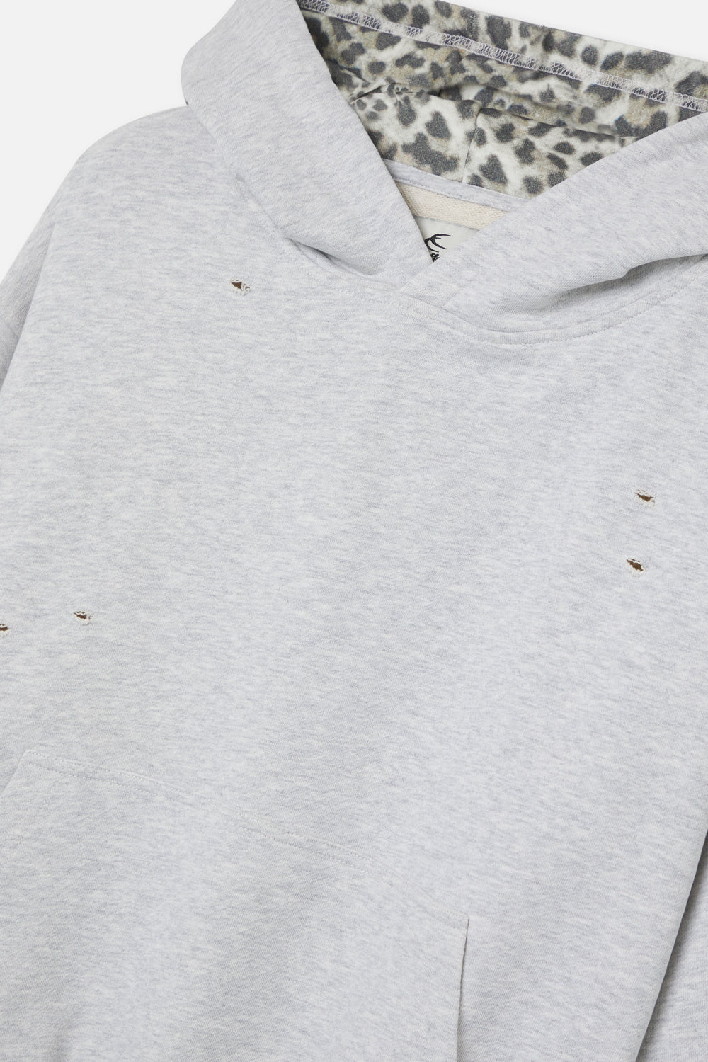 Leo Grey Melange Hoodie - Oversized Hoodie | Scuffers