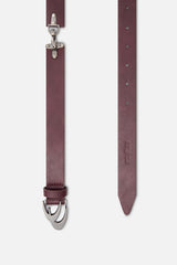 Lock Burgundy Belt