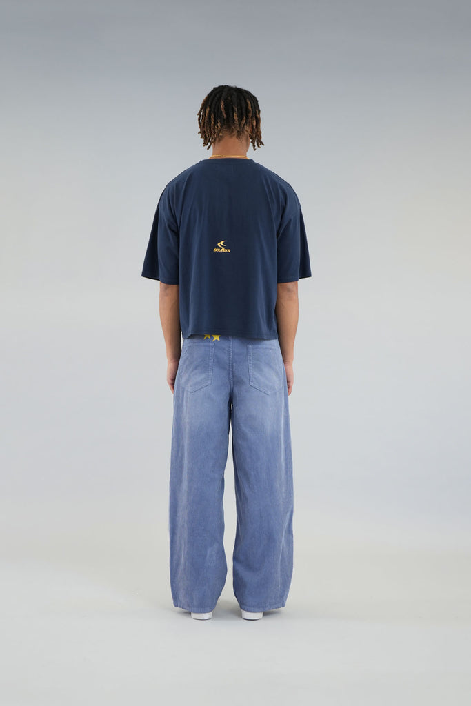 Jumbo Corduroy Blue Pants