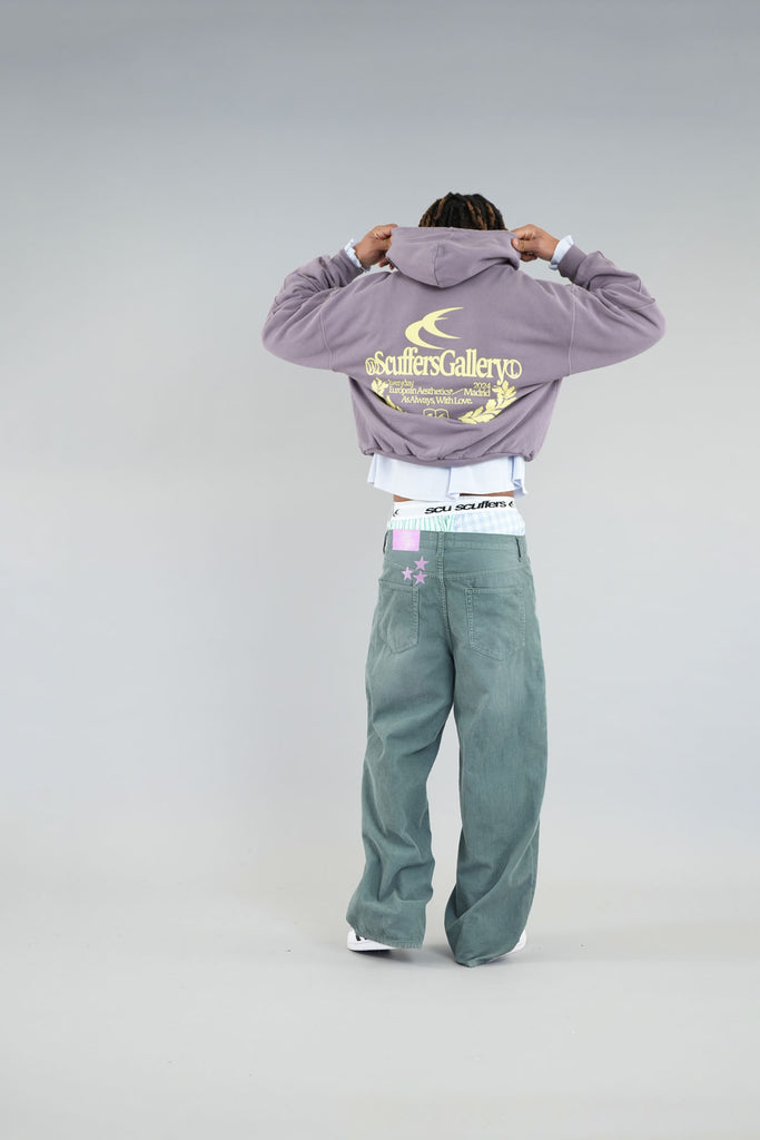 Jumbo Corduroy Grey Pants