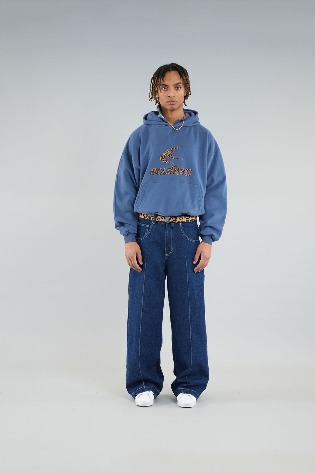Safari Blue Hoodie - Oversized Hoodie | Scuffers
